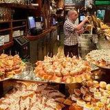 Pintxos en la parte vieja