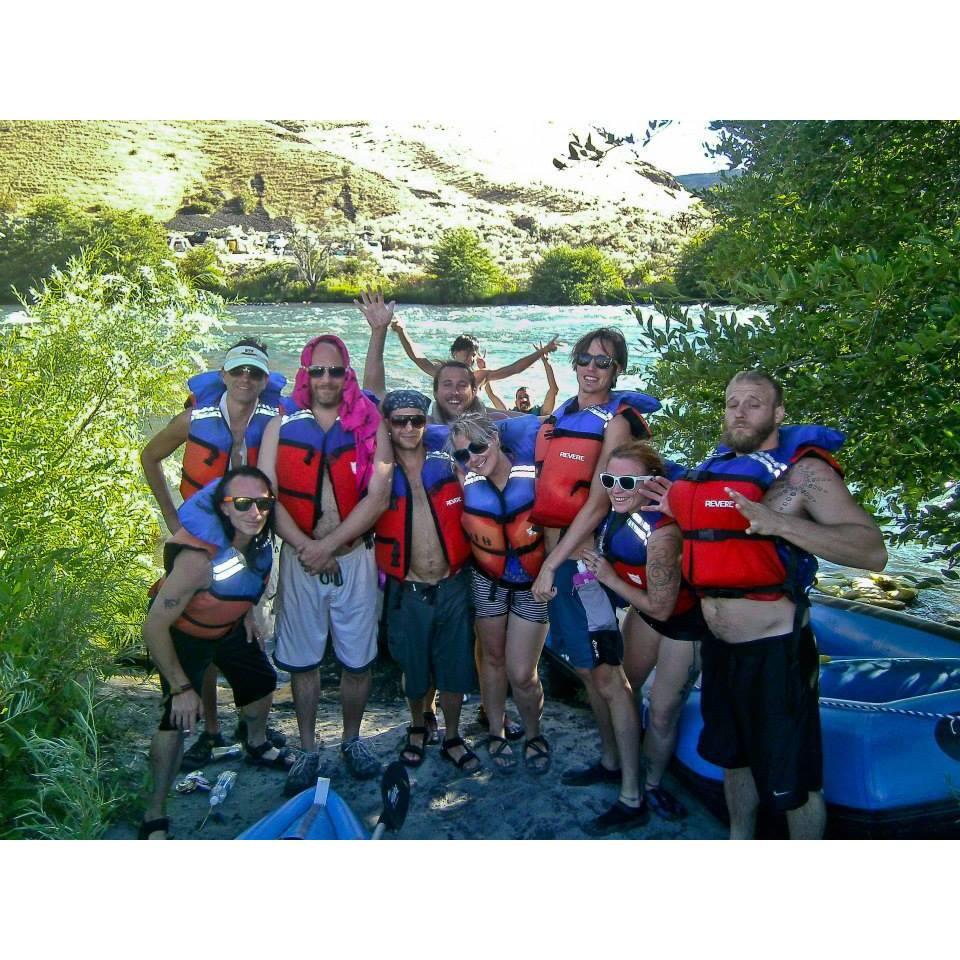 Rafting campout on the Deschutes River!