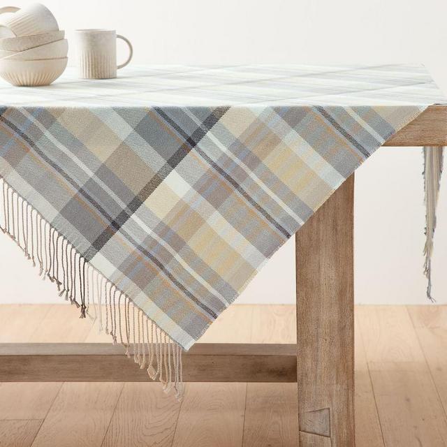 Ojai Plaid Acrylic Table Throw