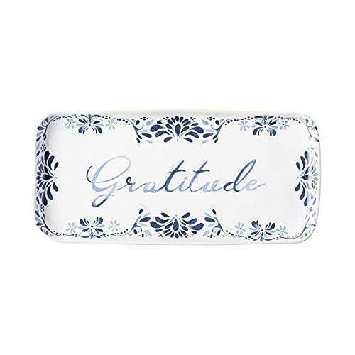 Juliska Iberian Journey Indigo Gratitude Tray