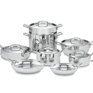 Cuisinart FCT-13 French Classic Tri-Ply Stainless 13-Piece Cookware Set