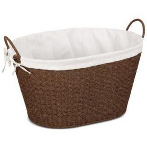 Household Essentials - Paper Rope Lined Laundry Basket