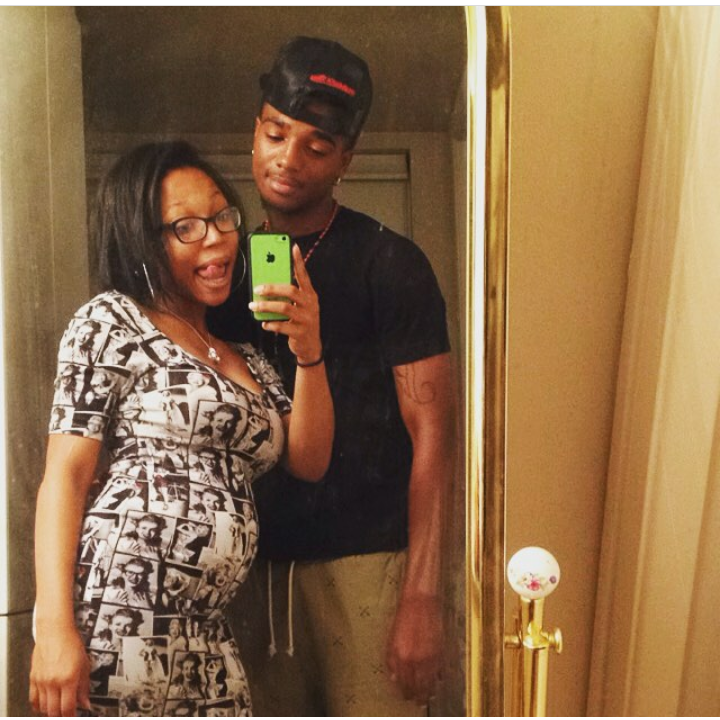 Date night, with Baby Keylah in the oven❤️