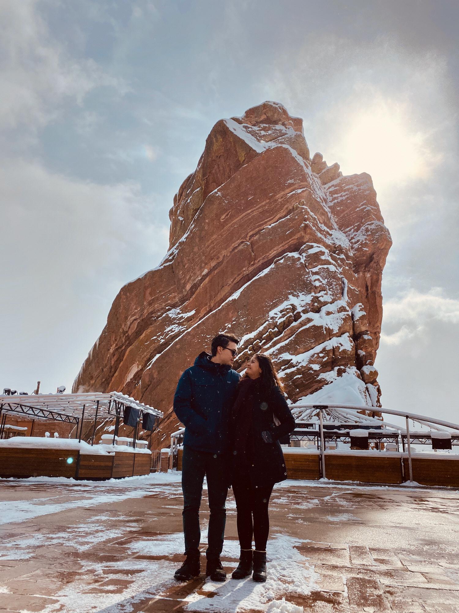 Red Rocks, CO. Photo Credit: Nick Blount. Feb 2020