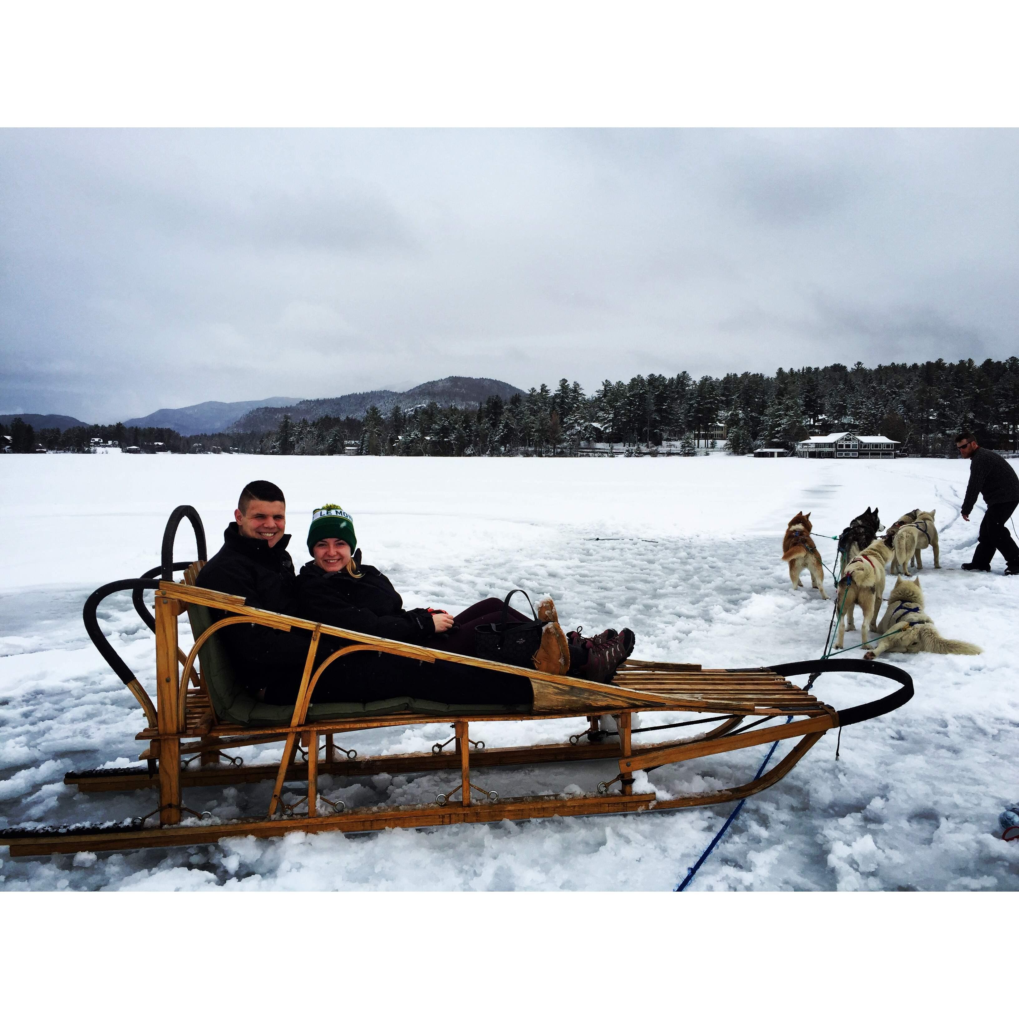 Dog Sledding in the Adirondacks, 2017