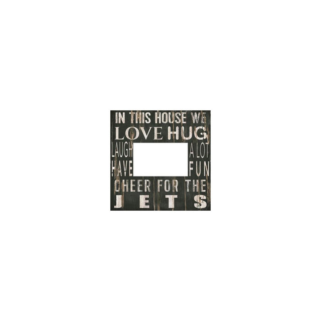 NFL New York Jets 4" x 4" In This House Frame