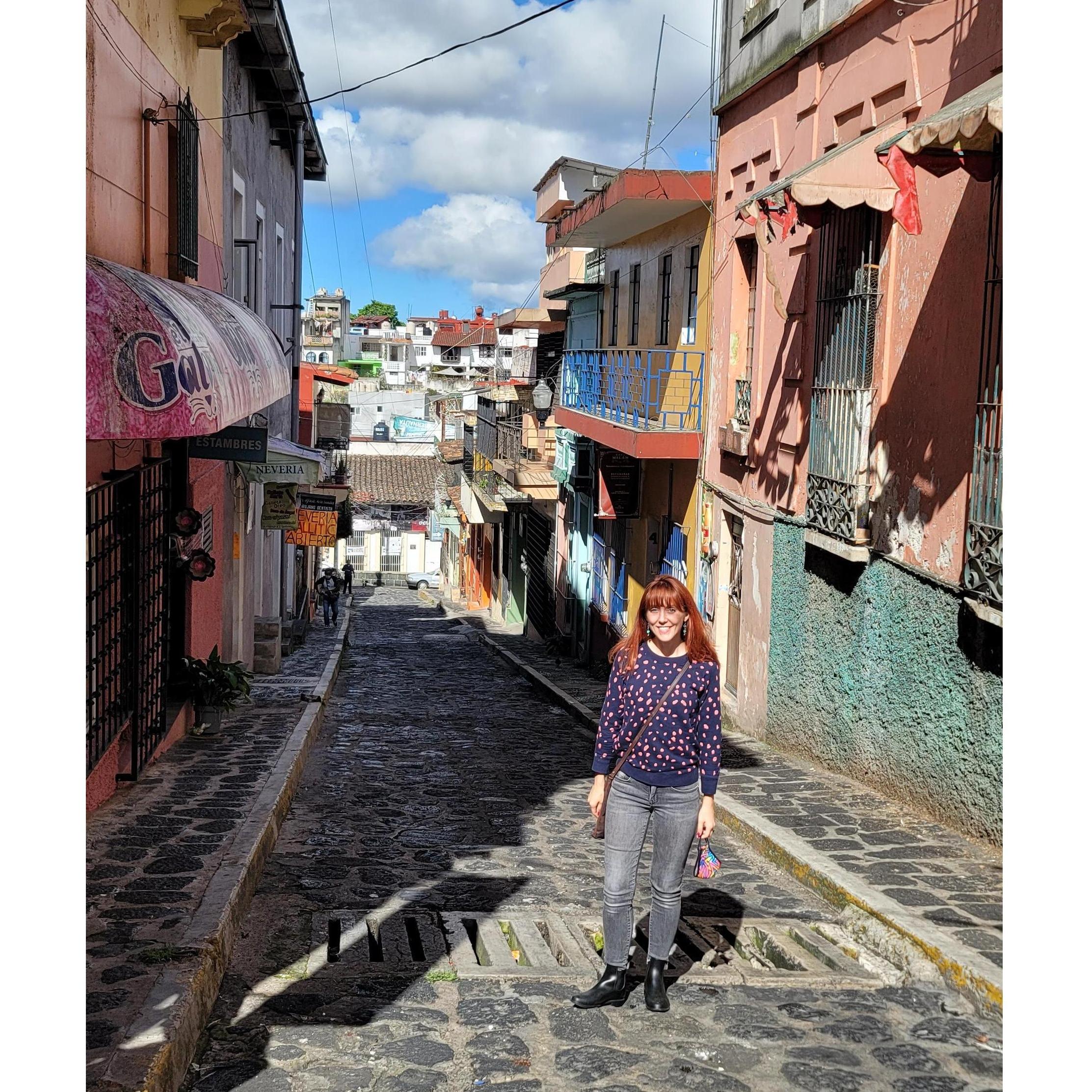 Erin in Veracruz on our Engagement Trip June 2021