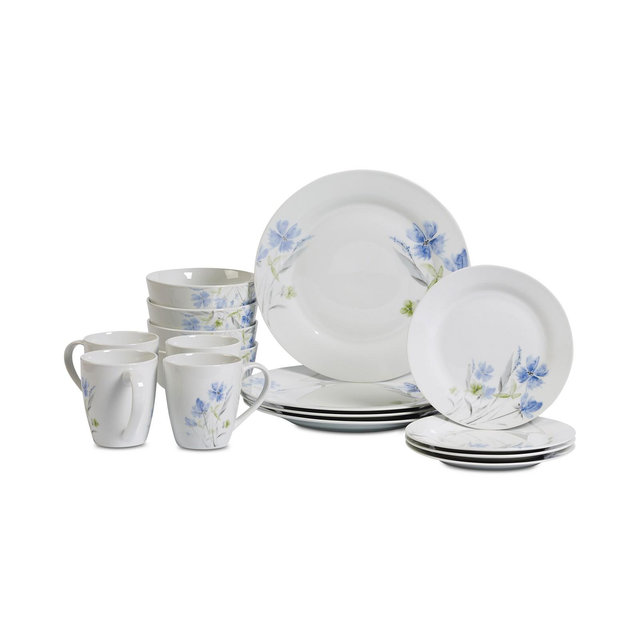 Tabletops Unlimited Wildflower 16-Pc. Dinnerware Set, Service for 4