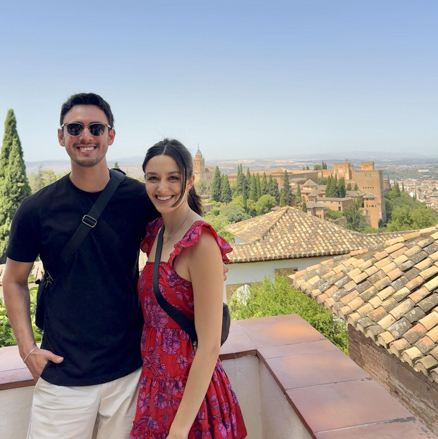 Met Cynthia's extended family in Spain!