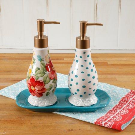 The Pioneer Woman Vintage Floral Soap and Lotion Set