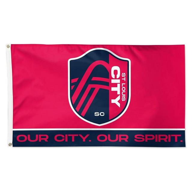 St Louis City SC Flag | Licensed Flag 5ftx 3ft | Our City Slogan