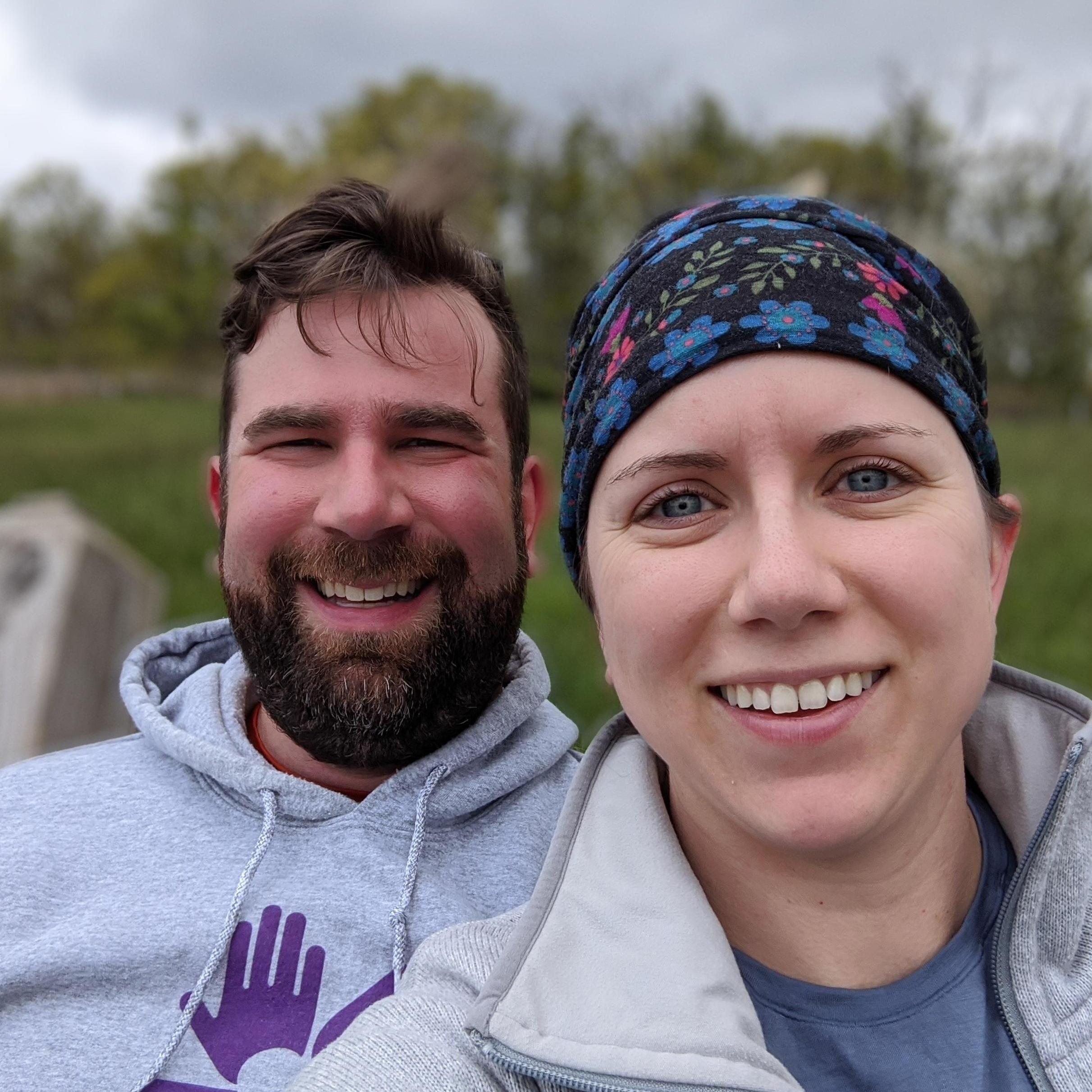 This is one of our first longer hikes together.