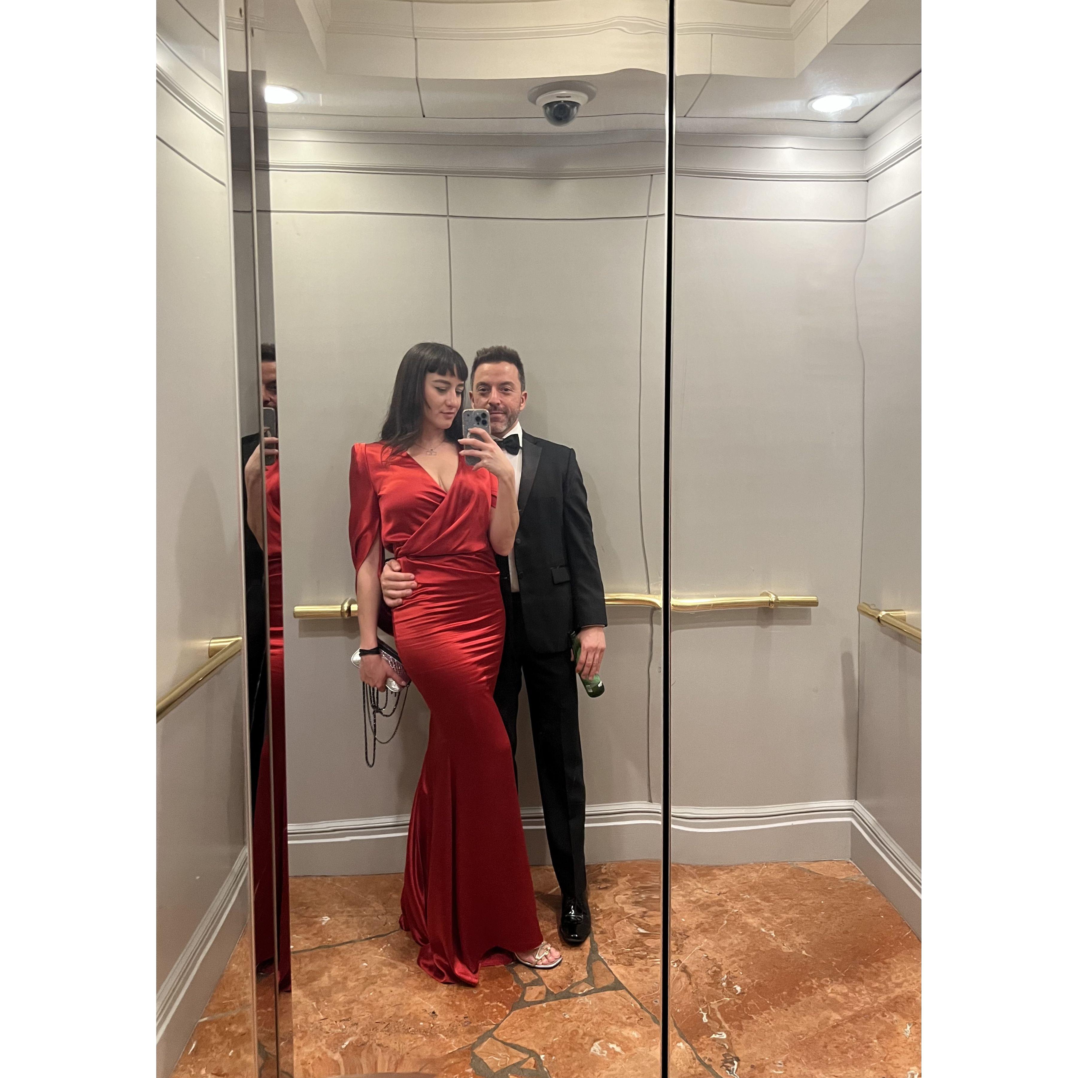 Matan's firm holiday party in Atlanta.