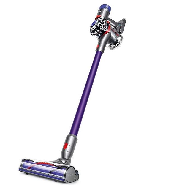 (Renewed) Dyson V8 Animal+ Cord-Free Vacuum, Iron/Sprayed Nickel/Purple