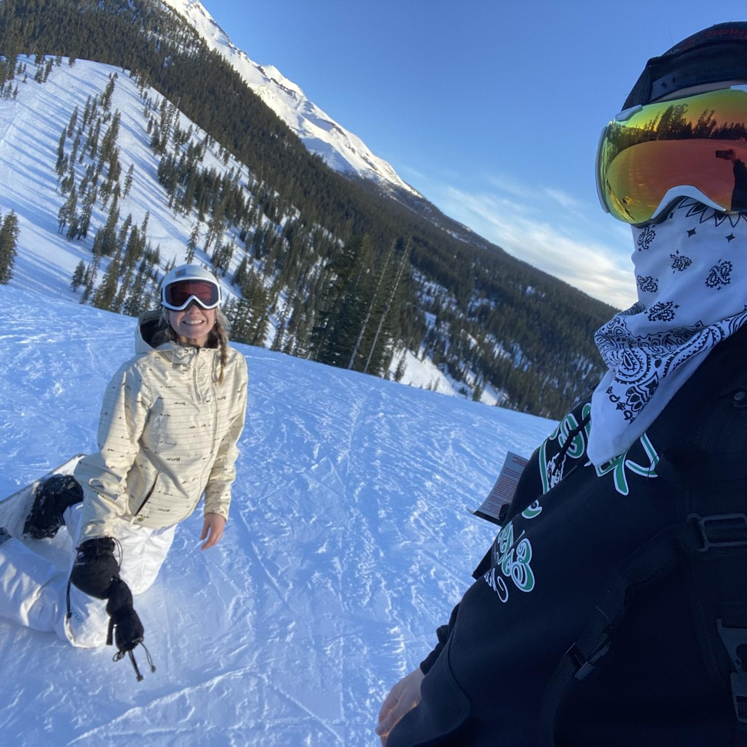 Our second date!! Ryan planned a ski trip.