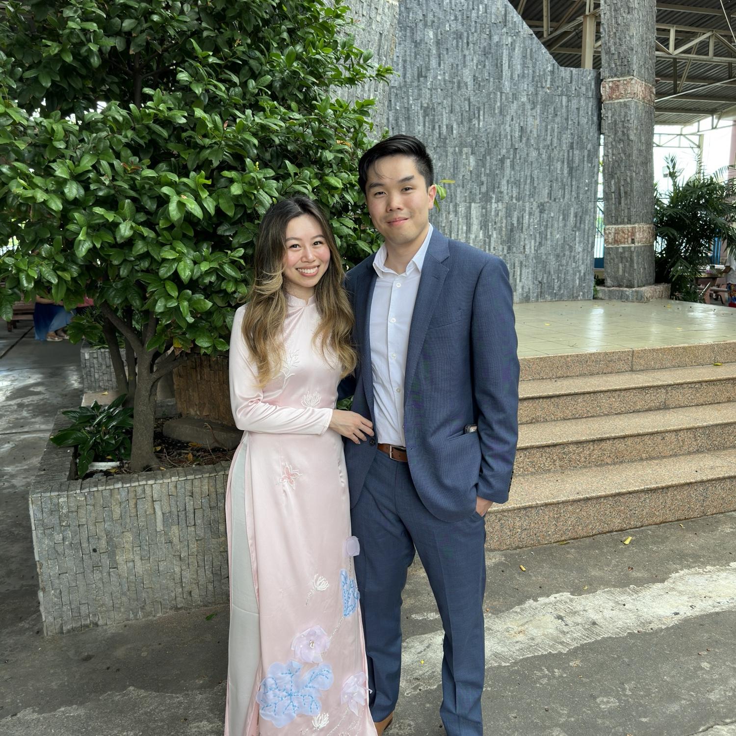 Our first international wedding together in Vietnam
