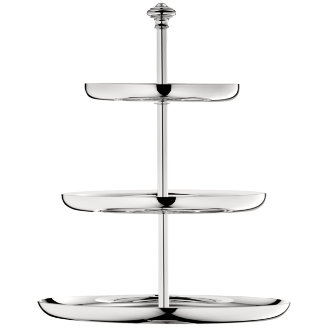 3-Tier Silver-Plated Dessert Stand Albi