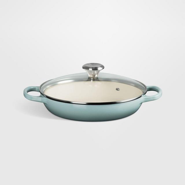 Le Creuset ® 2.25-Qt. Sea Salt Round Braiser with Glass Lid