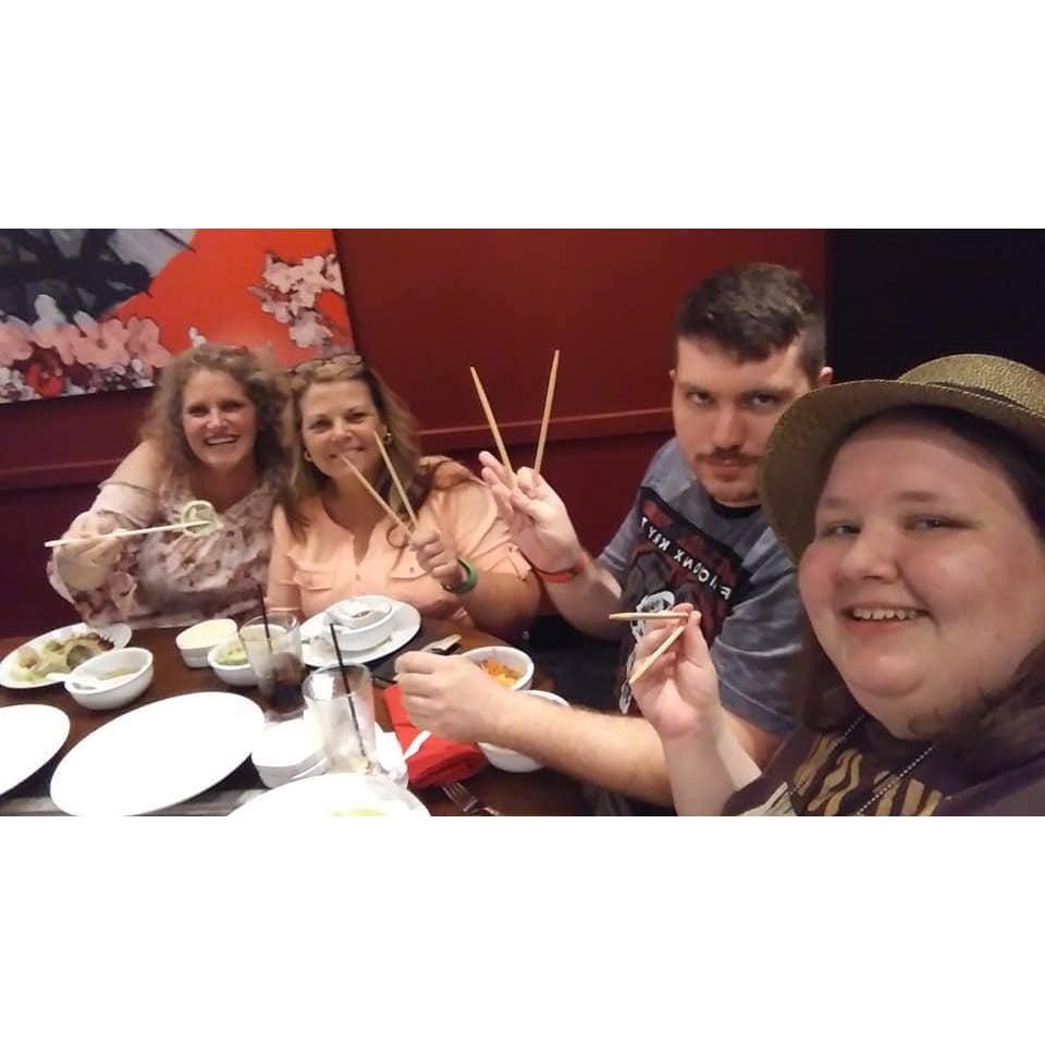 Time for hibachi!