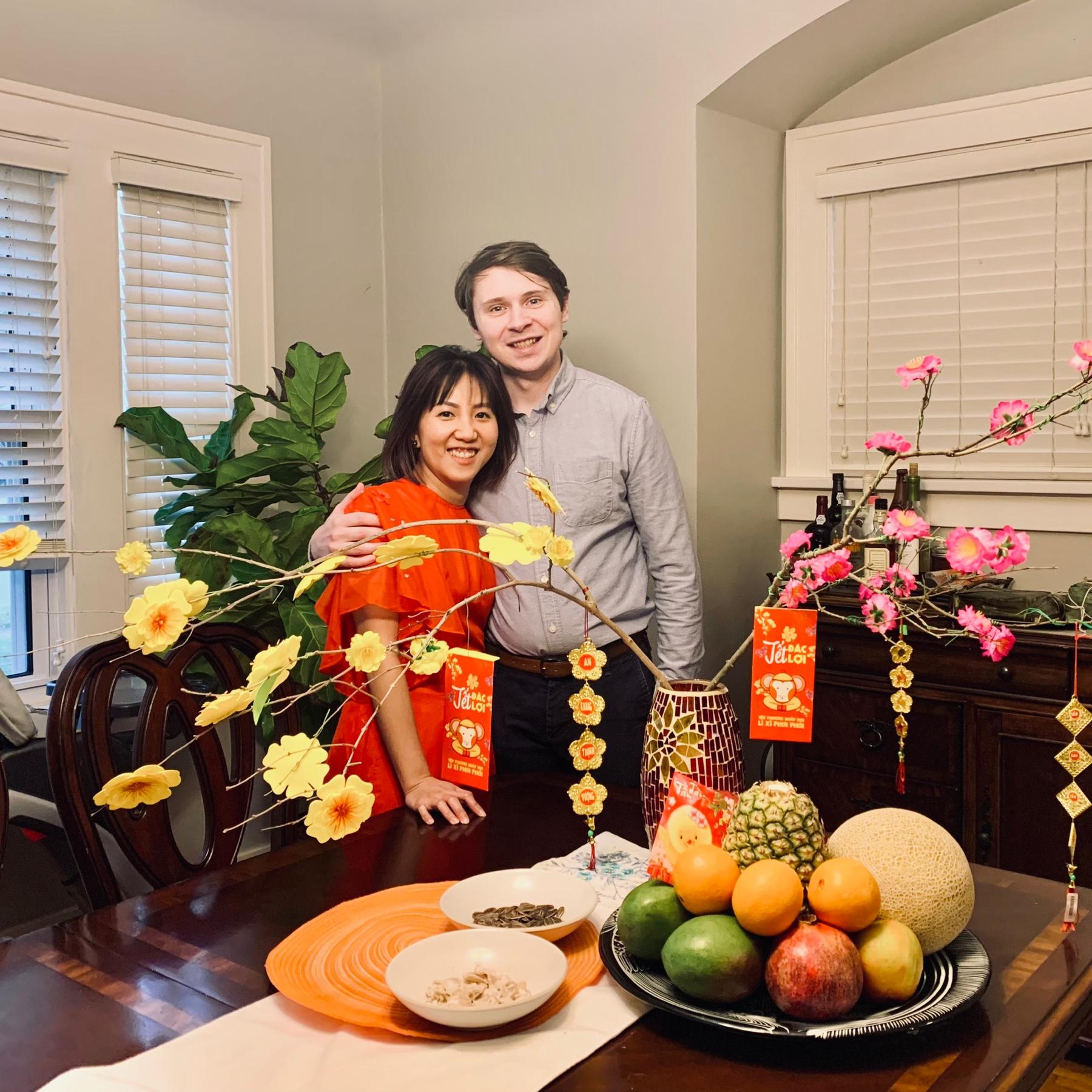 Our first Tết together