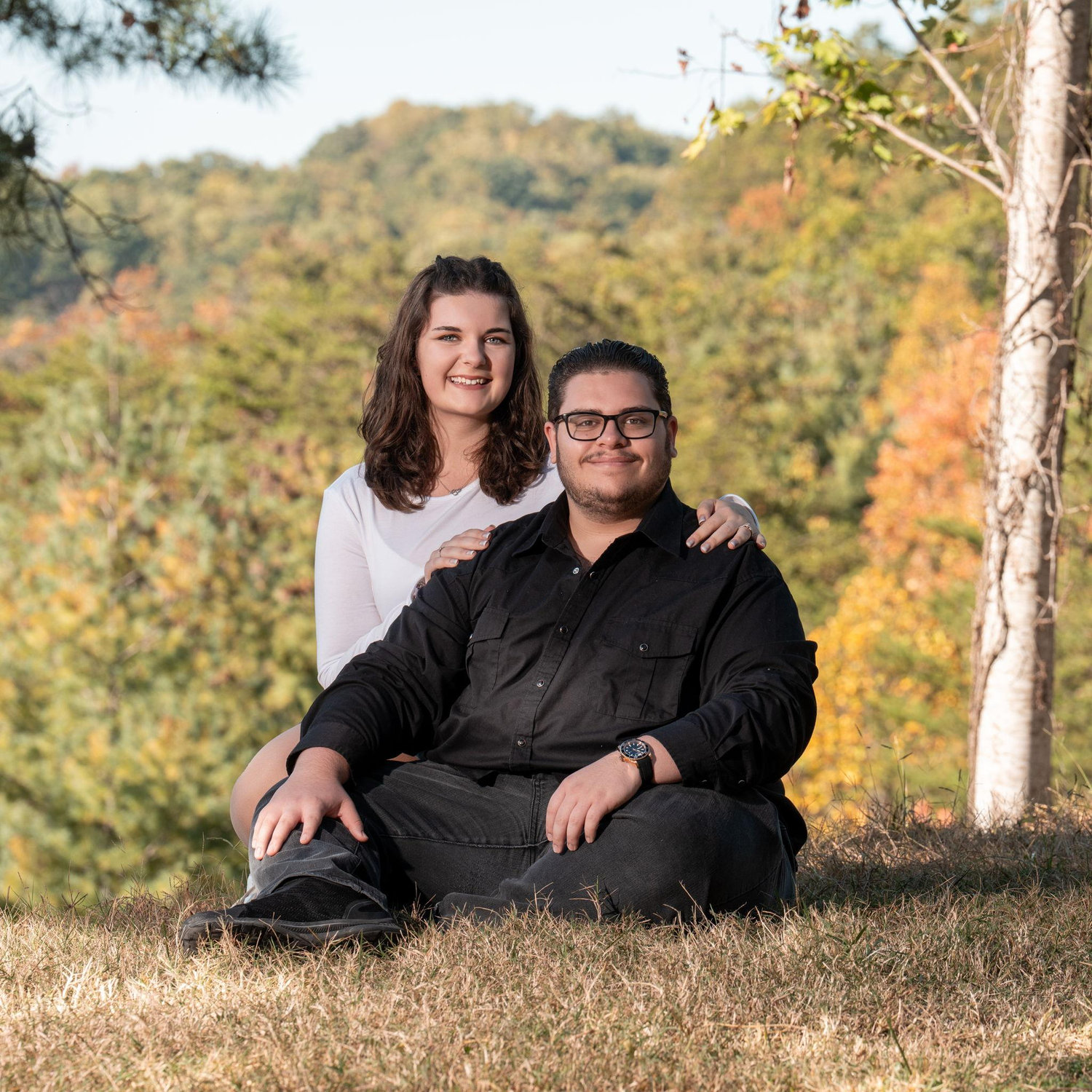 Our engagement photos he surprised the Bride with