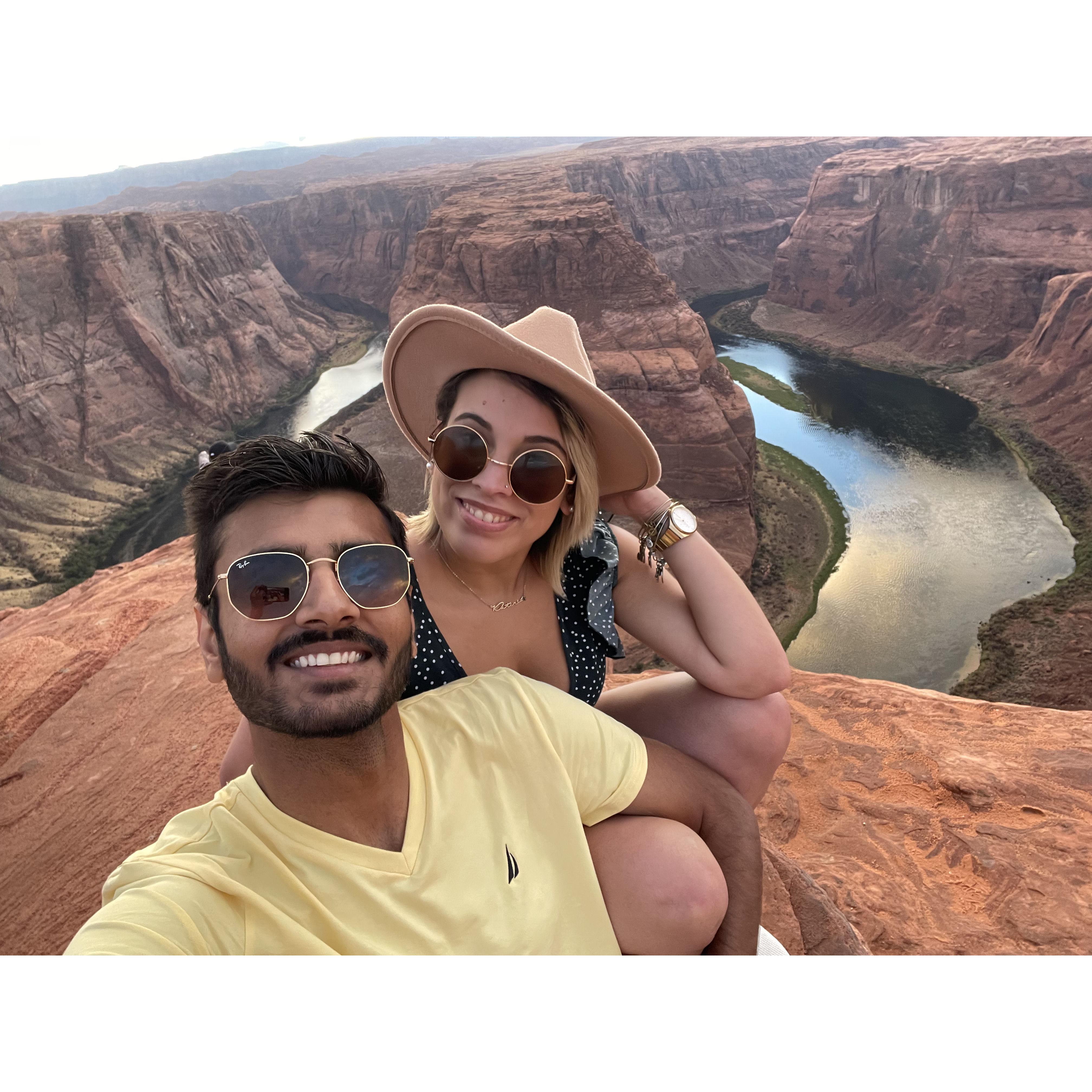 First trip together (Arizona)- Horseshoe bend