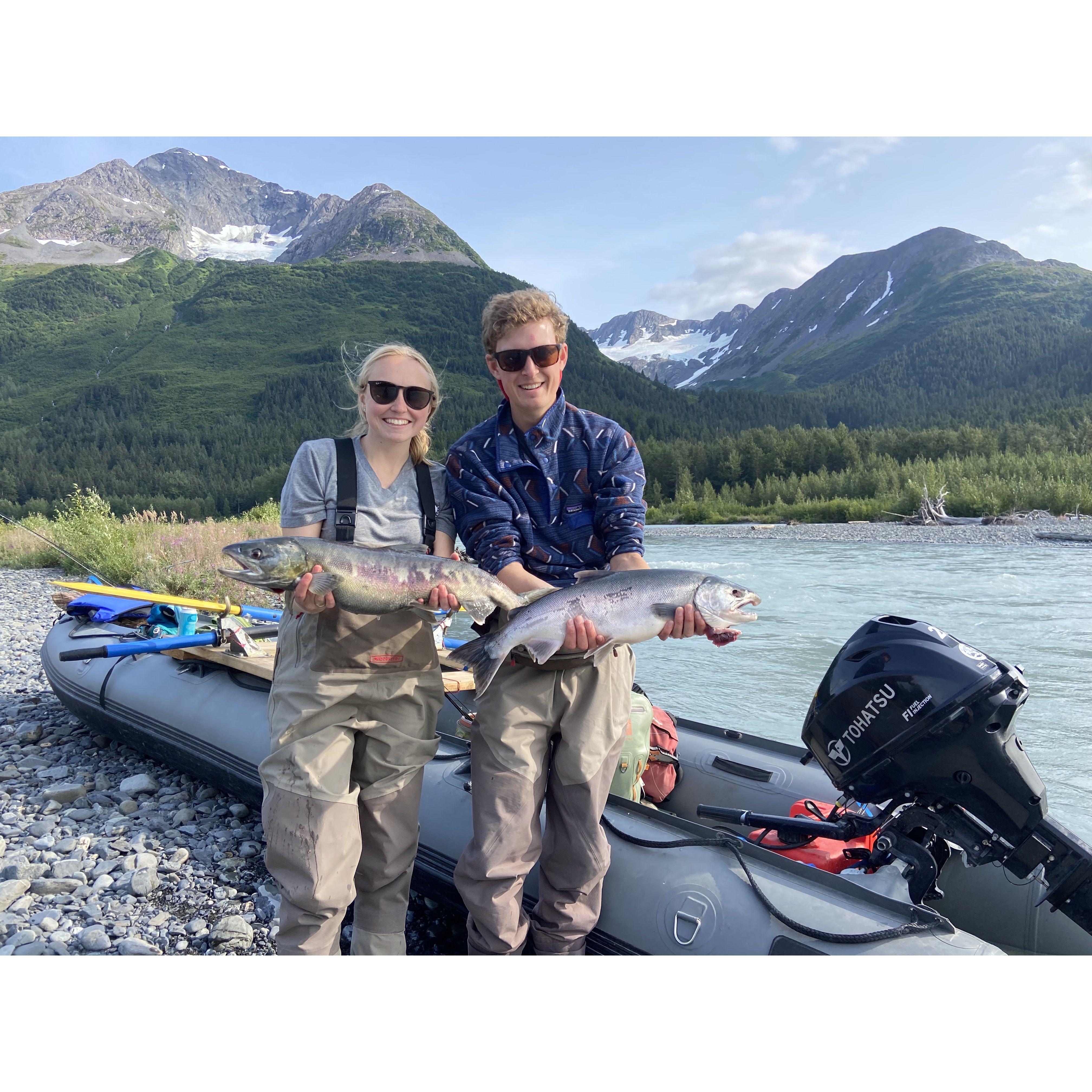 Fly fishing in Alaska