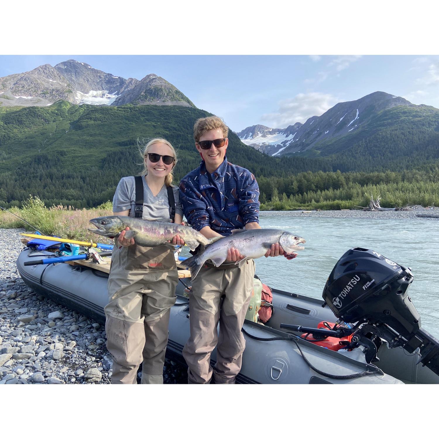 Fly fishing in Alaska