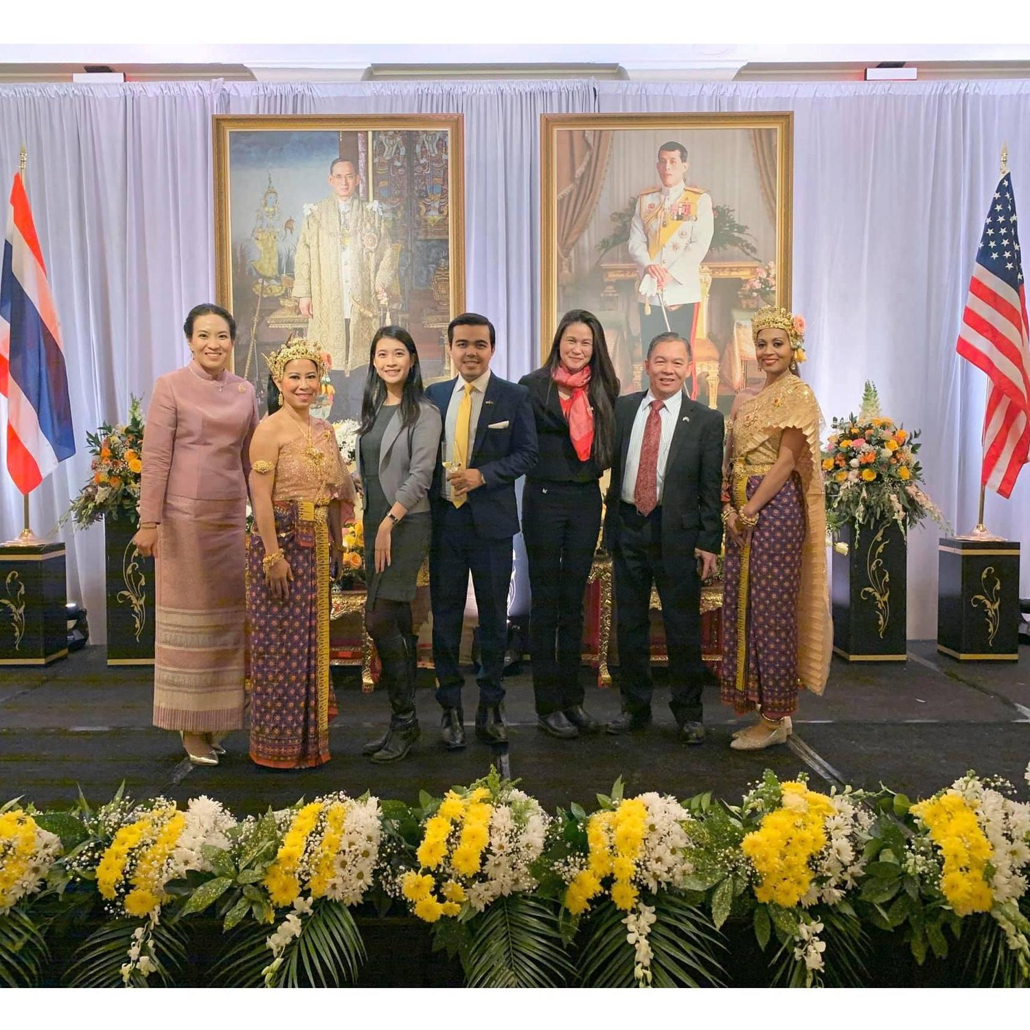 Celebrating Thailand’s National Day and His Majesty the Late King Bhumibol’s Birthday. Washington, DC. December 2019.
