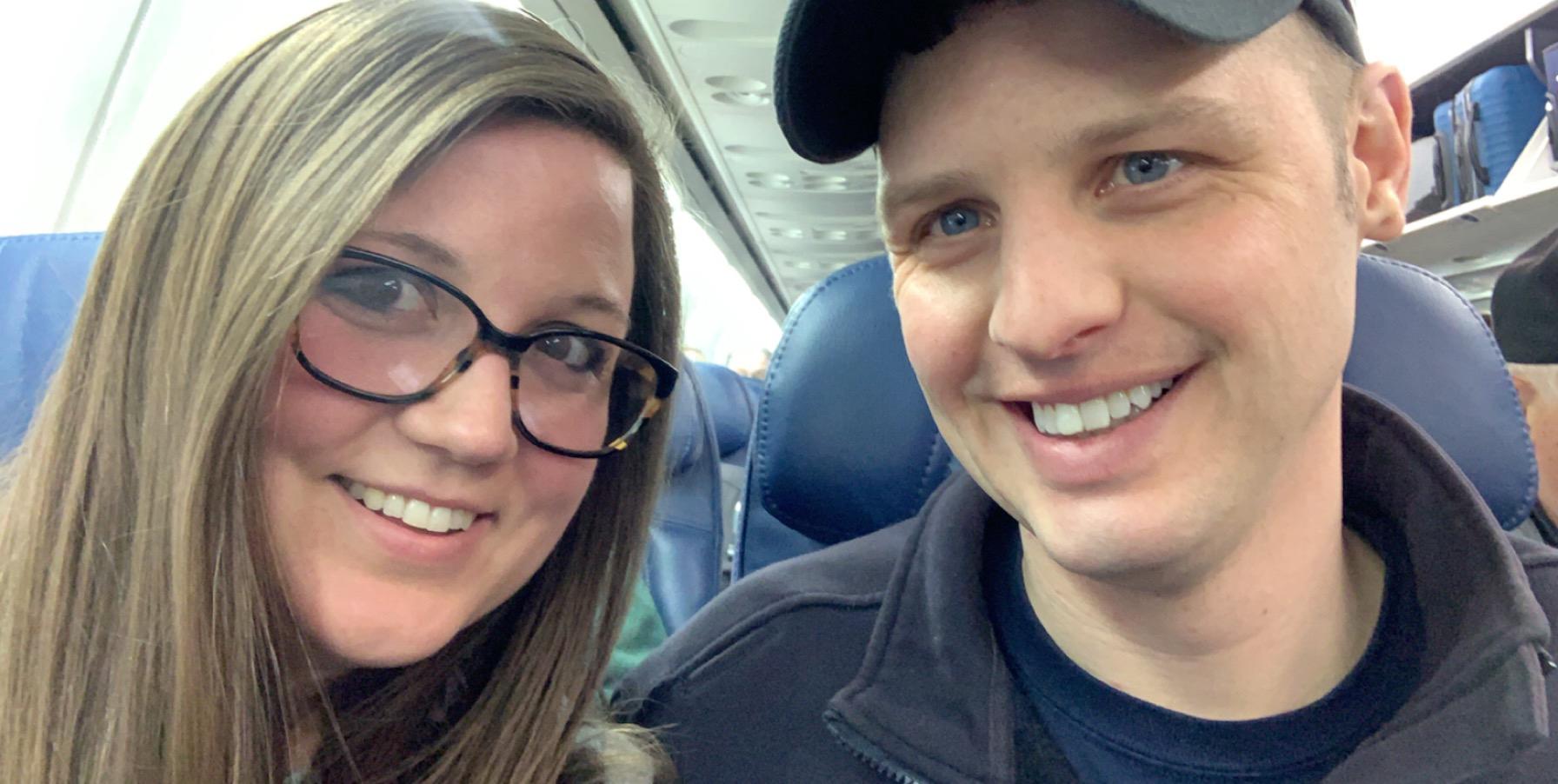 Kelsey’s first plane ride EVER! Now she doesn’t want to stop flying.
