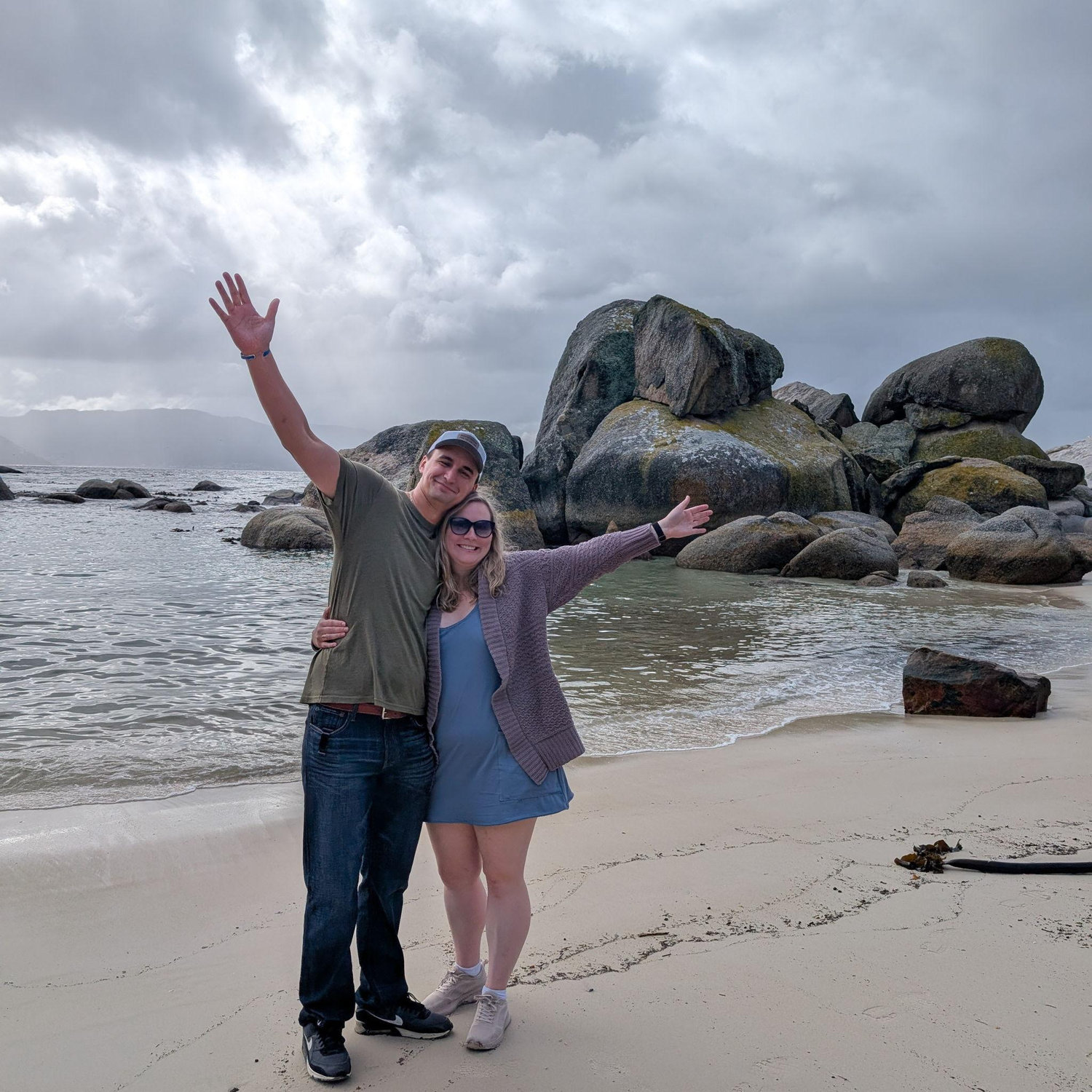 First beach visit in South Africa! (2025)