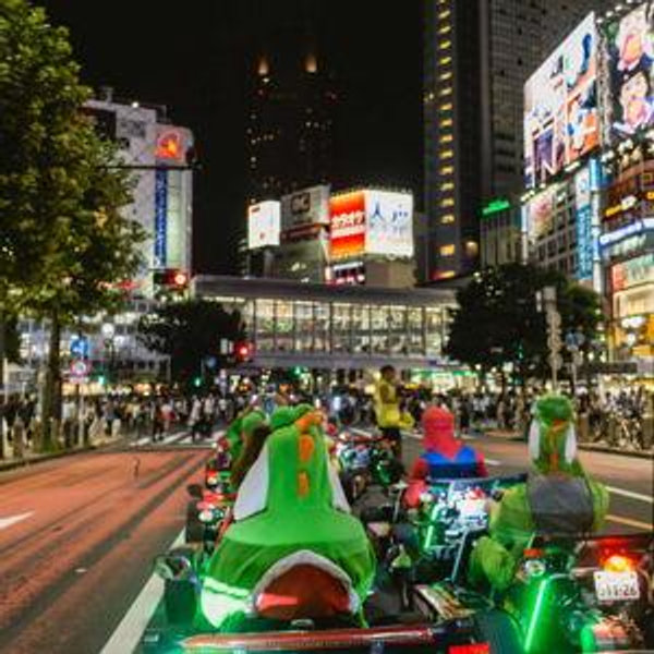Mario Kart Experience at the Shibuya Crossing For Two