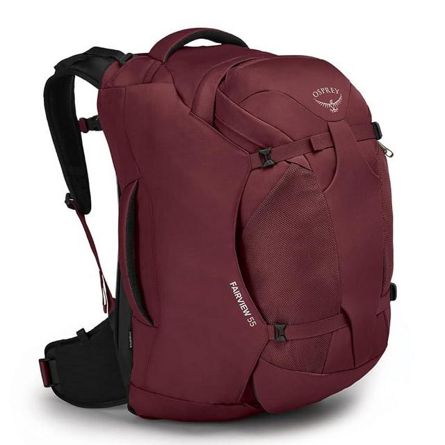 Osprey Fairview 55L Women's Travel Backpack, Zircon Red