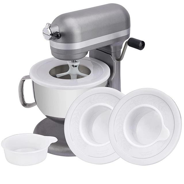 2 Pack Mixers Bowl Covers for KitchenAid 6 Quart Bowl-Lift Stand Mixers, Mixer Lid Fits Bowl-Lift Models KV25G and KP26M1X