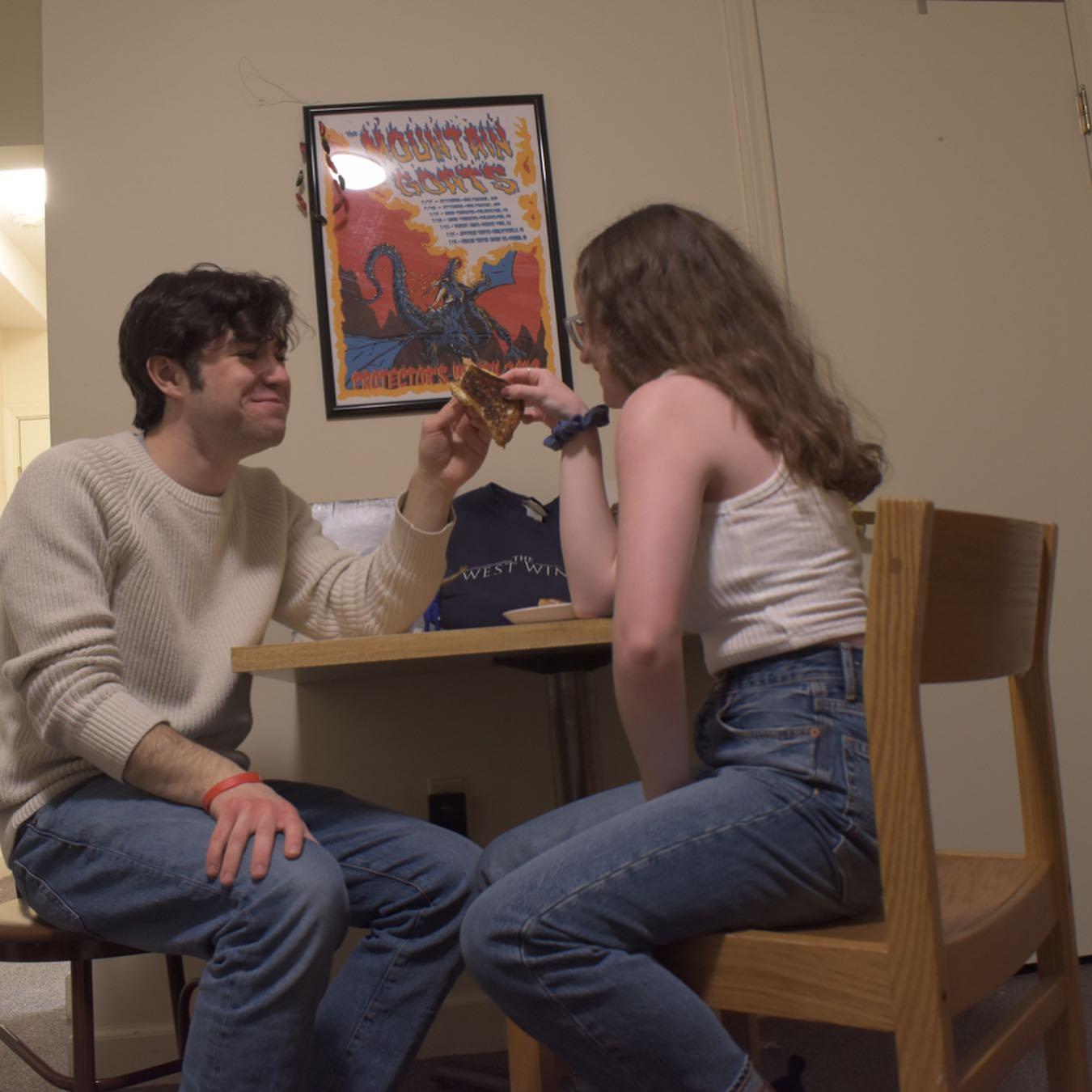 Our last night together before Covid forced us to do long distance less than a month after we started dating! We had a bittersweet celebration and made grilled cheese sandwiches!