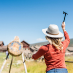 Hatchet Throwing at Devil's Thumb