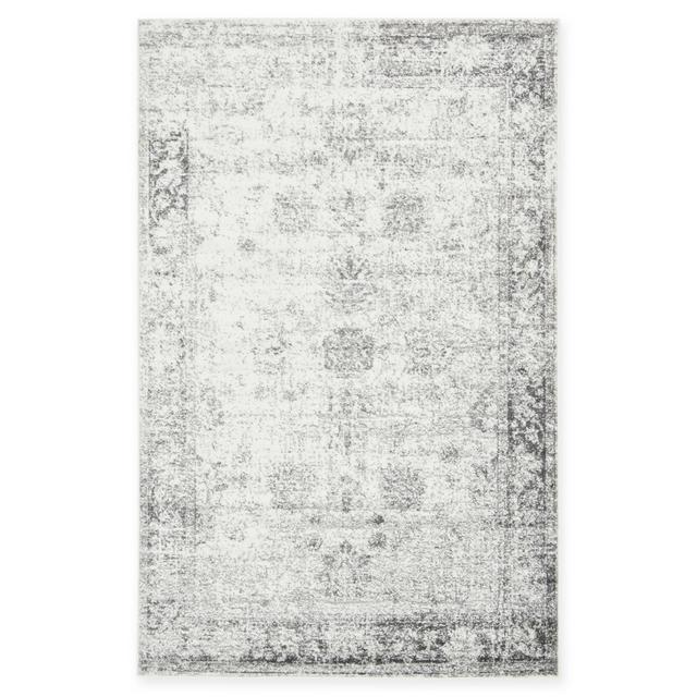 Unique Loom Casino Sofia 5' x 8' Power-Loomed Area Rug in Grey