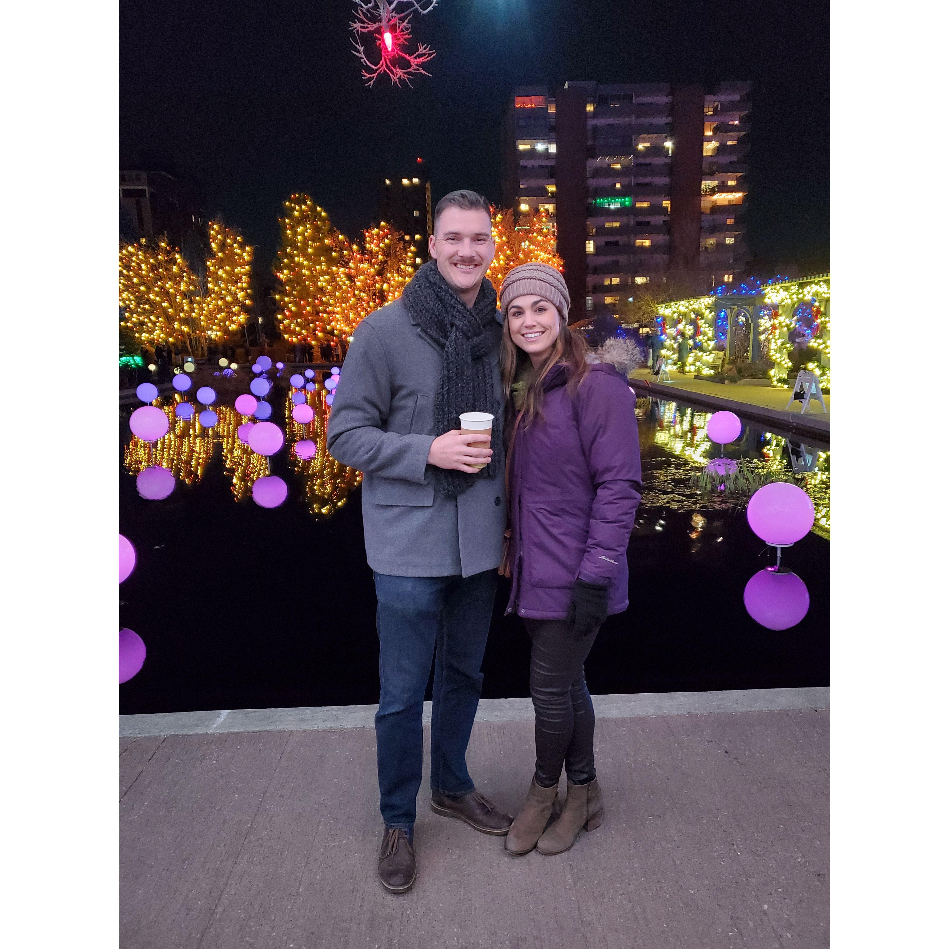 Thank goodness for hot cider on a cold night! 