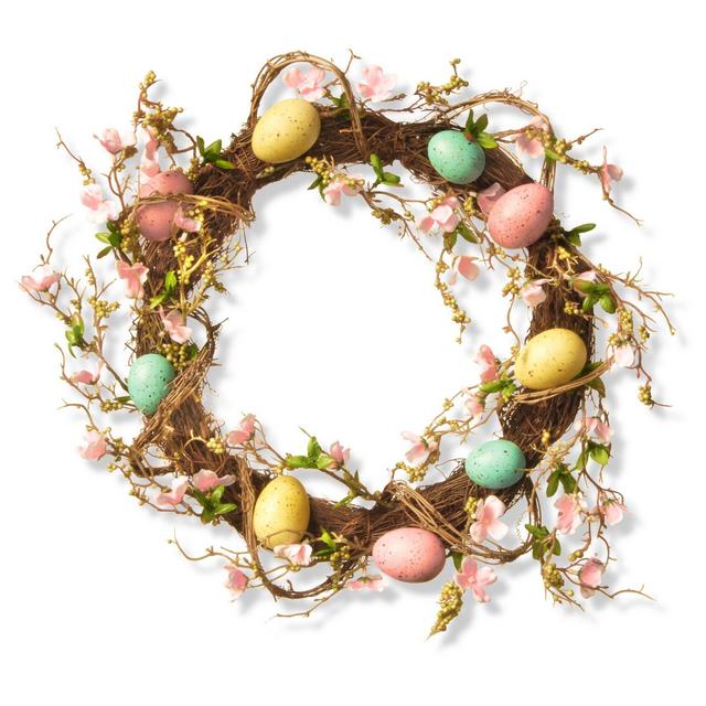 18" Easter Egg Wreath - National Tree Company