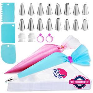 Cake Piping Bags and Tips Set