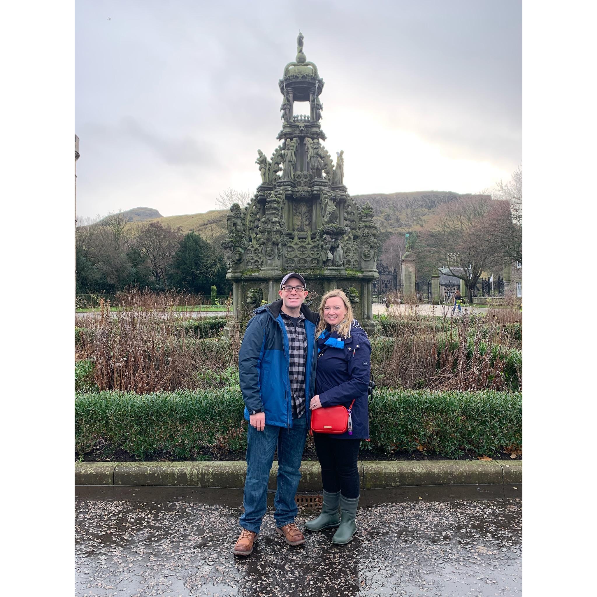 Holyrood Palace in Edinburgh, Scotland