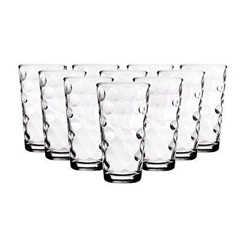 Home Essentials Eclipse Complete Kit Hiball Glasses, 18-Piece Set