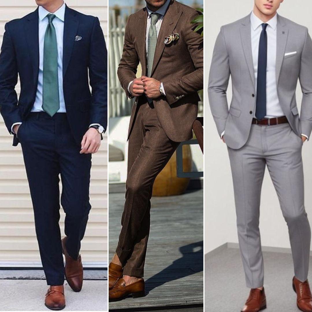 Ellos: Traje formal con corbata