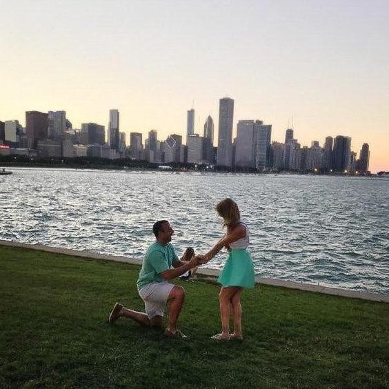 Vince's proposal was such a beautiful scene!! As always accidentally coordinating