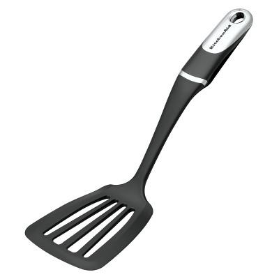 KitchenAid® Slotted Turner Nylon Black