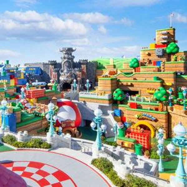 Nintendo Theme Park Entrance Tickets For Two