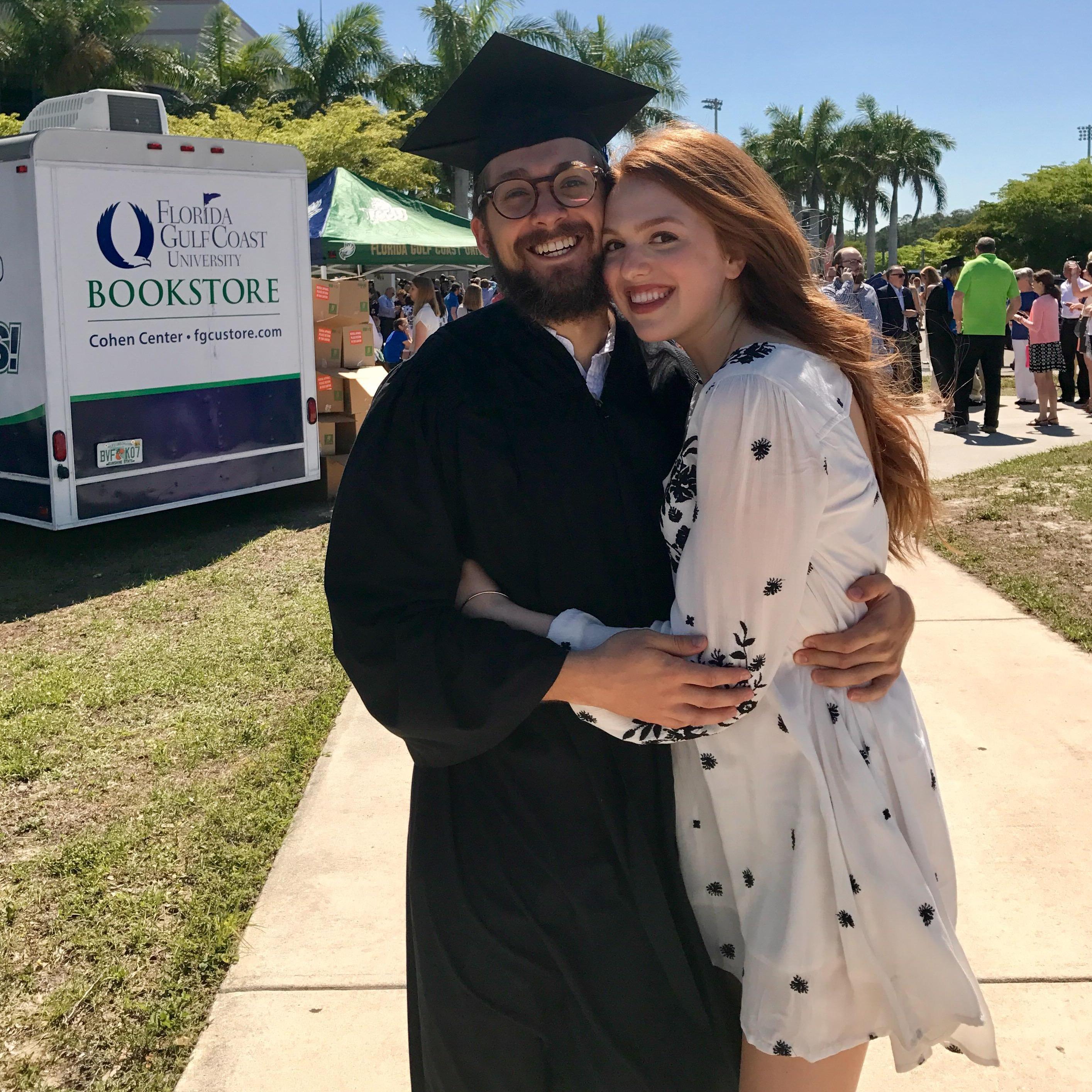 Armand's graduation from FGCU in 2017.