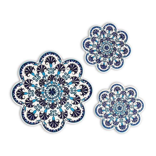 Etalon -Sultana Handmade Decorative Trivet Set for Hot Pots, Dishes and Pans - Heat Resistant Trivet Coasters for Oven and Hot Dishes
