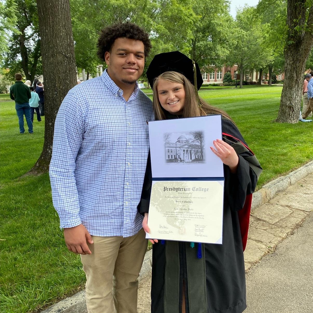 May 5th, 2023• Erika graduated from Presbyterian College!