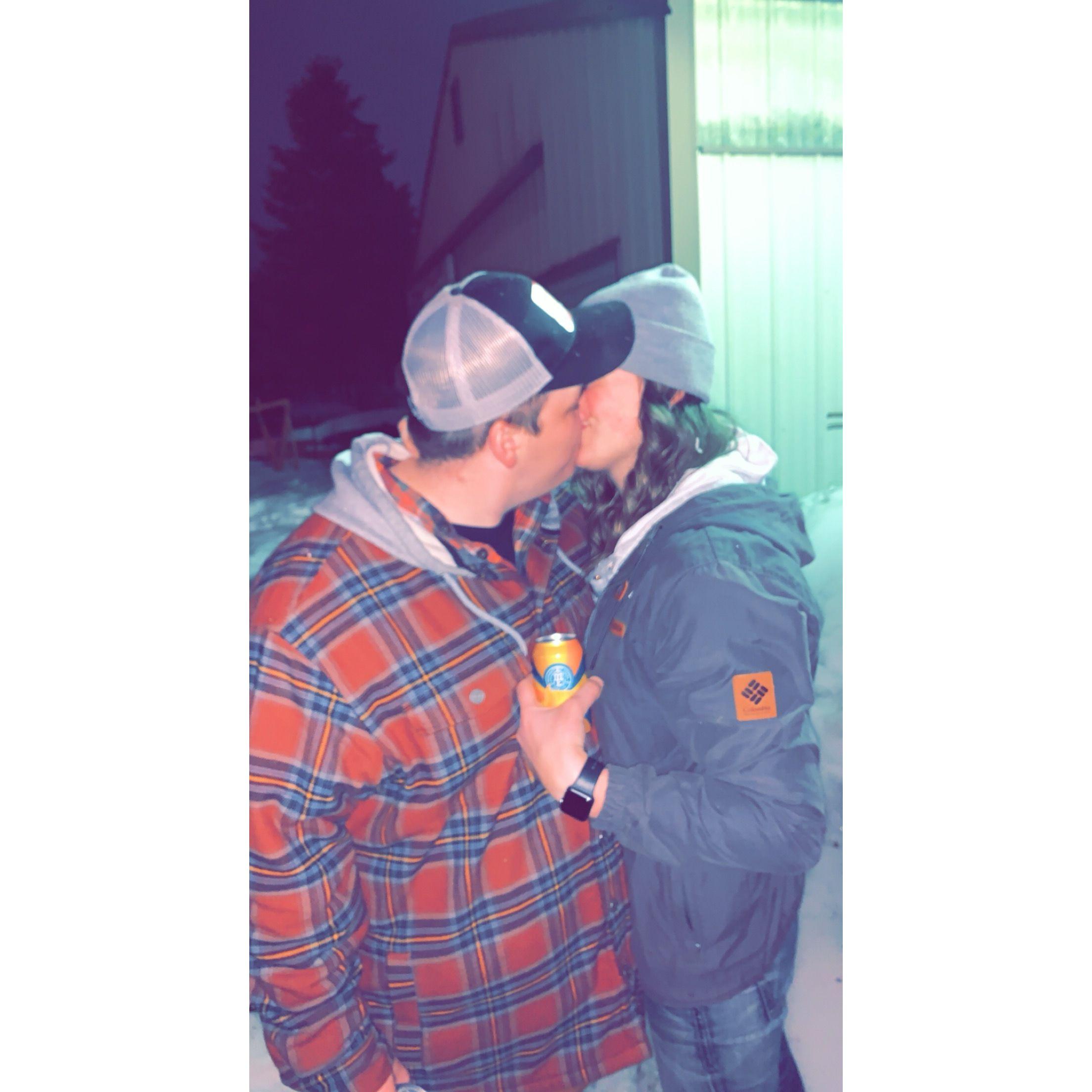 January 1, 2023 - New Years party at my Dad's house. Jack had planned to kiss me at midnight and tell me he loved me for the first time, but I said it first the night before this. I couldn't help it, I was head over heals for him! When you know, you know ;)